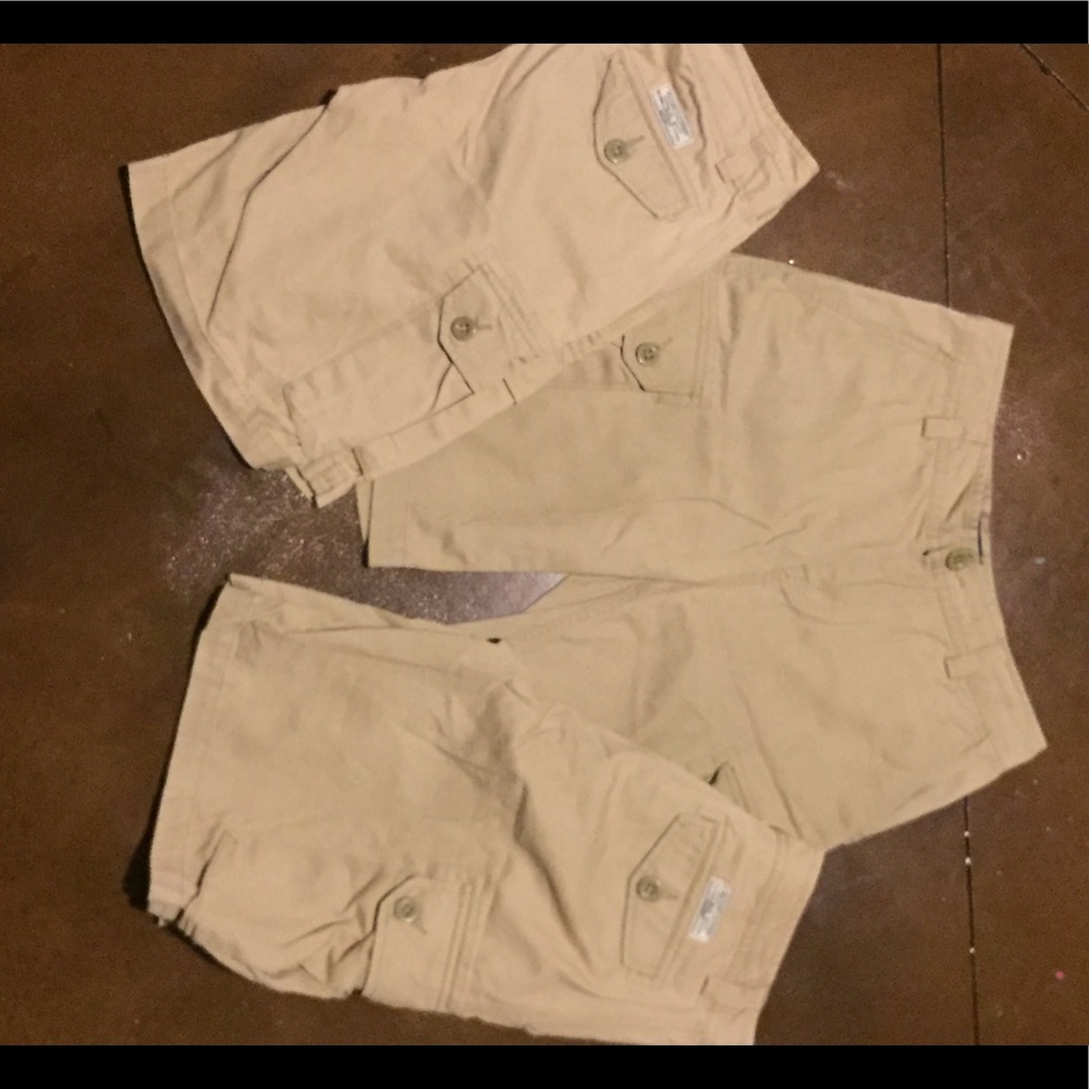 3 pairs of Polo by Ralph Lauren cargo shorts